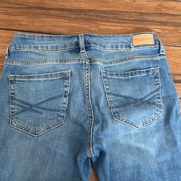 Women’s Size 2, Aeropostale, Blue Skinny Jeans - Picture 3 of 5